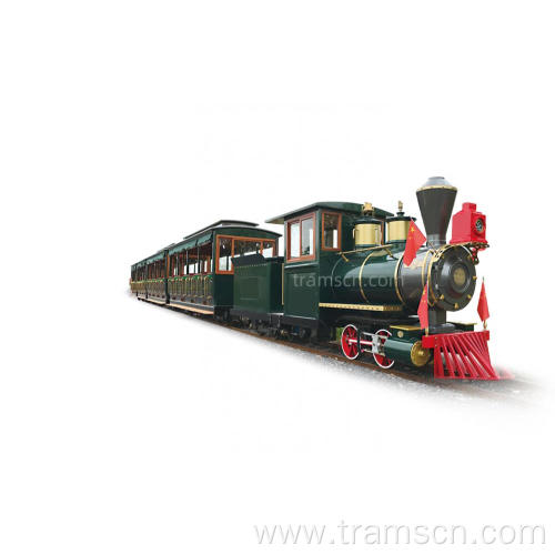 Amusement park rides electric track train for kids